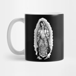 Coatlicue Guadalupe White Version Mug